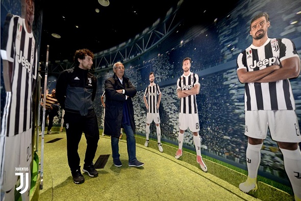 مارشيلة ليبي في متحف اليوفي 2018 - Marcello Lippi in Juve Museum