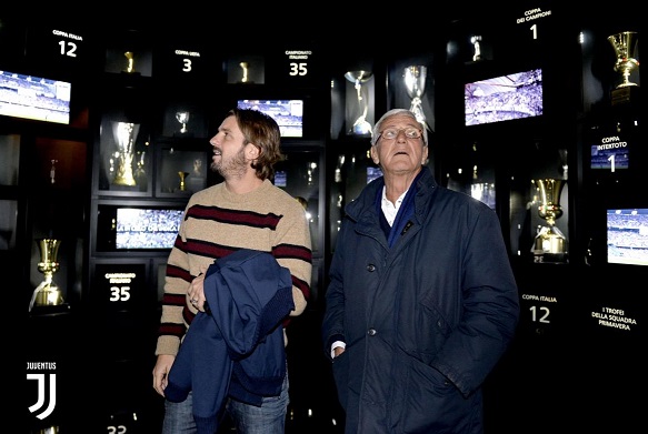 مارشيلو ليبي في متحف اليوفي - Lippi in Juve Museum