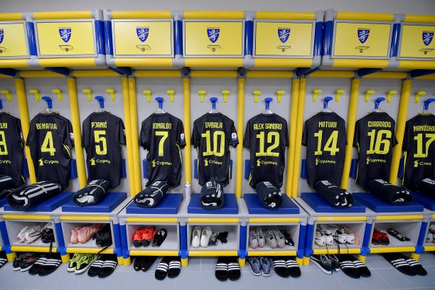 غرفة ملابس اليوفي - Juventus dressing room