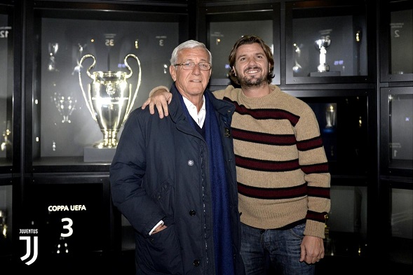 مارشيلو ليبي في متحف اليوفي - Marcello Lippi in Juve Museum